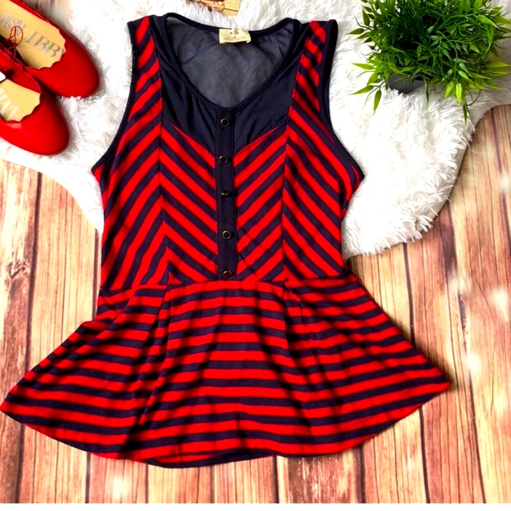 URBAN OUTFITTERS Pins and Needles Peplum TOP